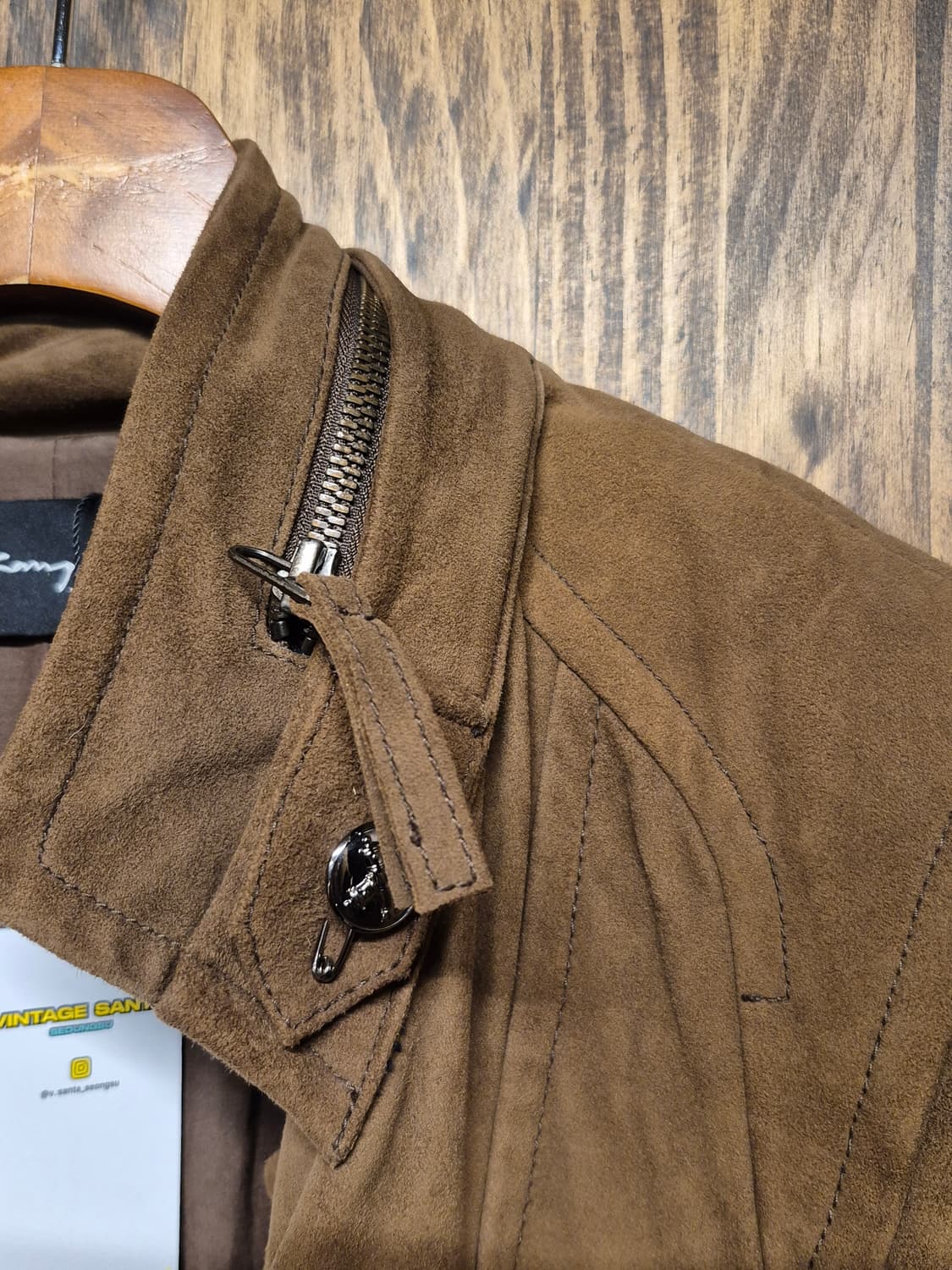 VINTAGE BROWN DETAIL JACKET  상품이미지5