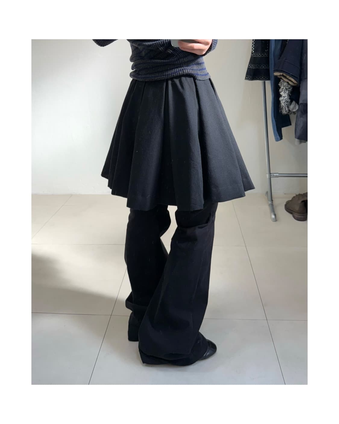 빈티지 울 스커트 상품이미지2