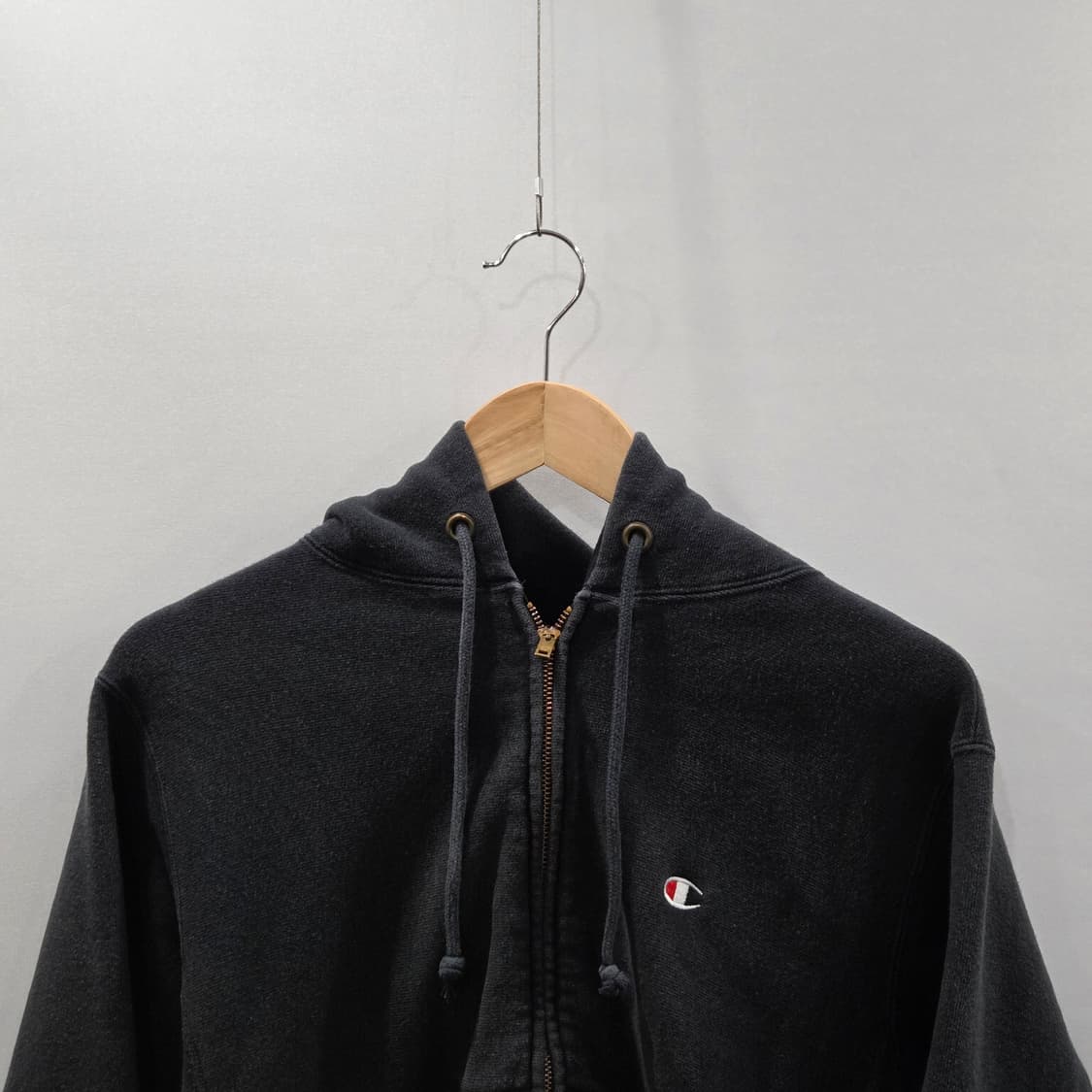 챔피온 블루택 리버스위브 기모 후드집업 M 상품이미지2