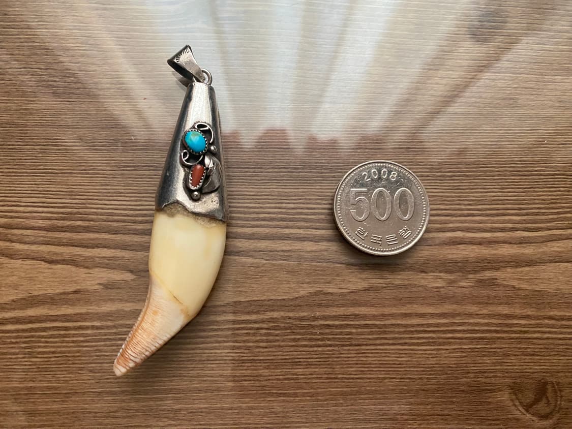 나바호 인디언주얼리 터키석 펜던트 판매합니다. 상품이미지9