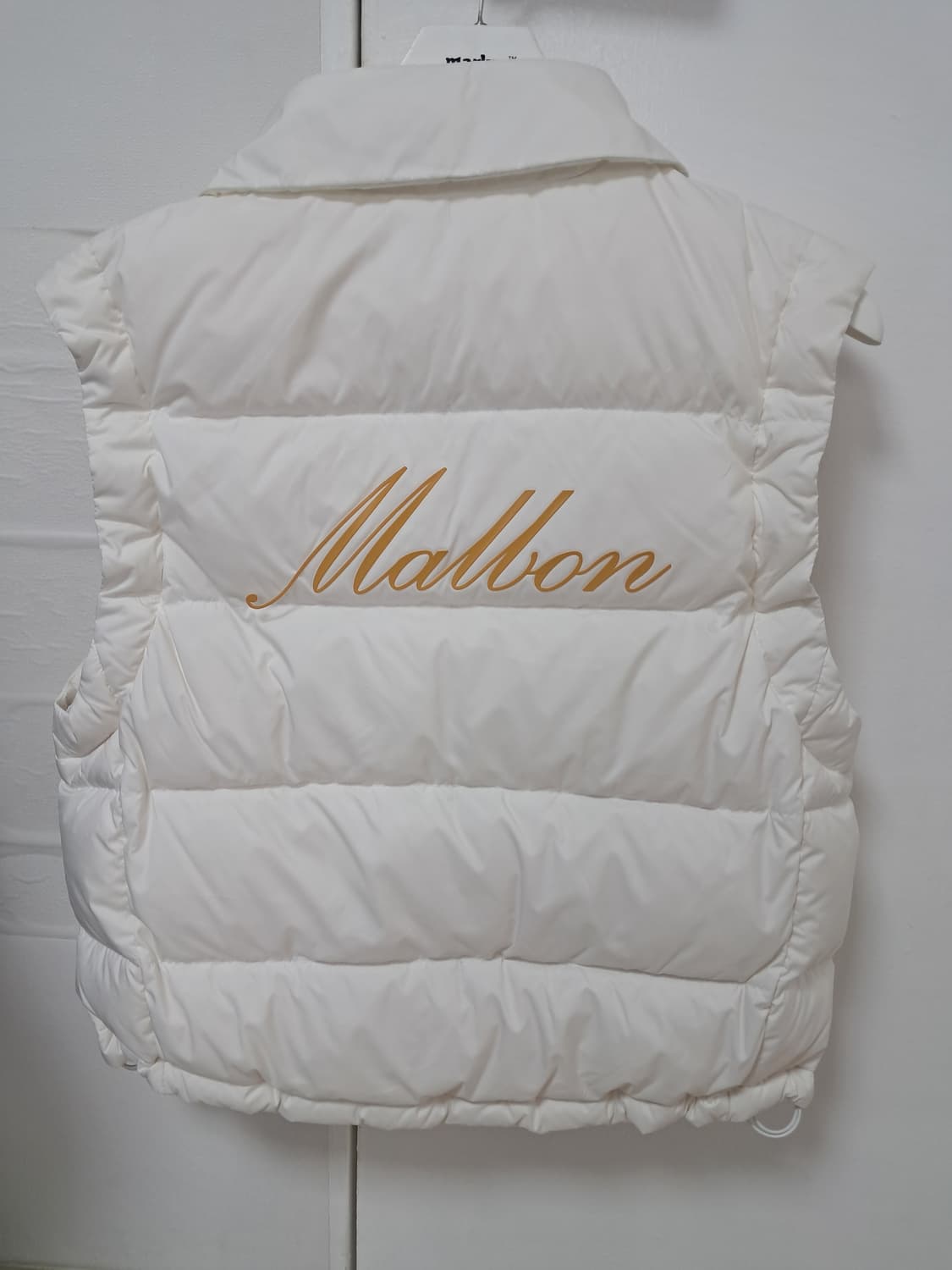 말본 골프 화이트 패딩조끼 상품이미지4