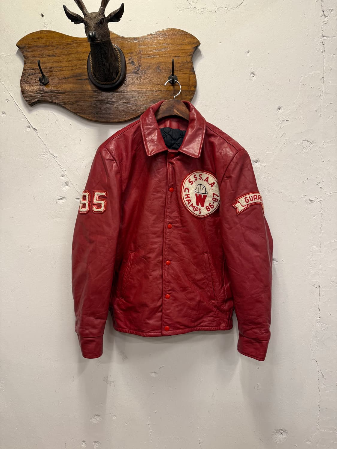 (L) 80s Warriors Basketball Leather Vars 상품이미지5