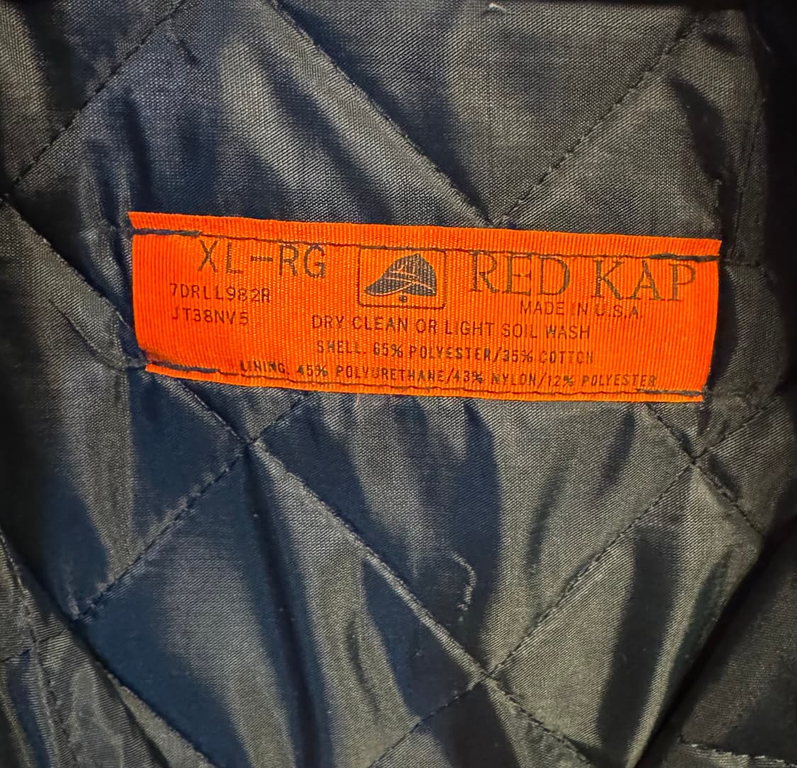 USA빈티지 REDKAP 워크자켓 메카닉 바라쿠다 자켓 "XL"(404) 상품이미지3