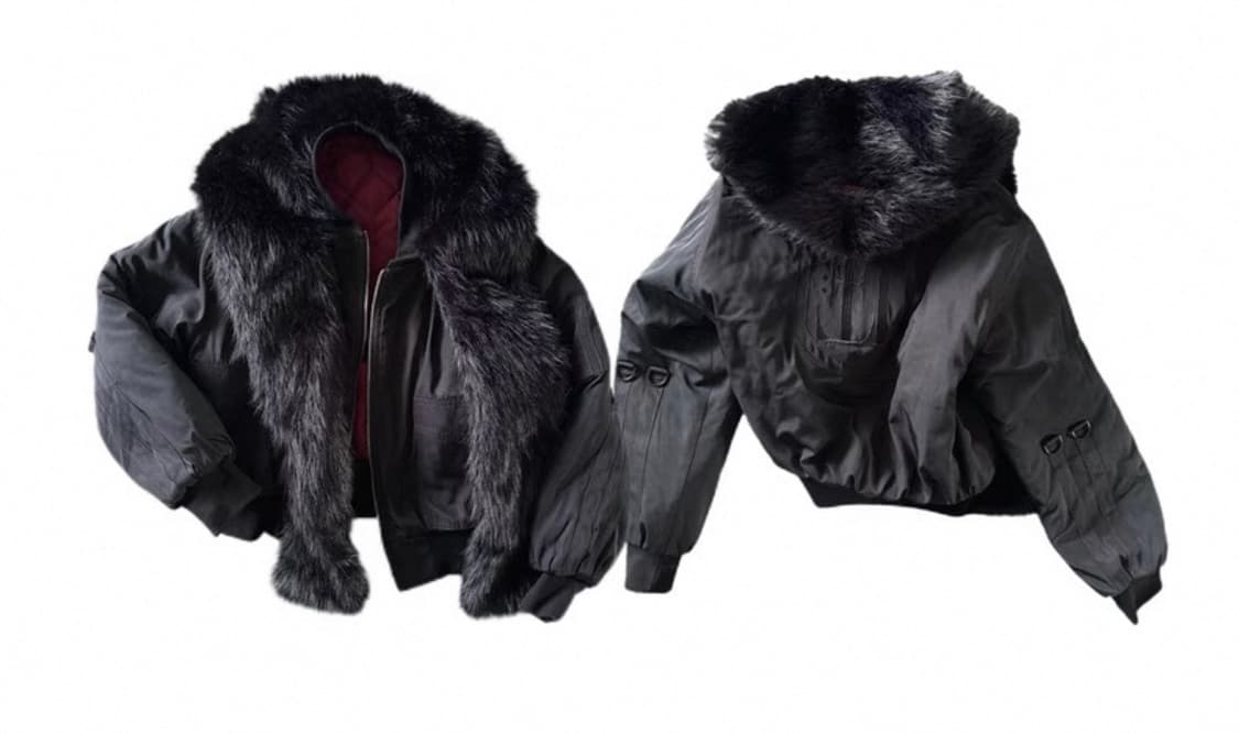 Raven Opium Fur Bomber 상품이미지1