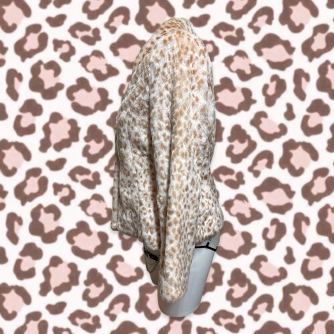 Lizlisa hime-gal pink leopard fur jk 상품이미지4
