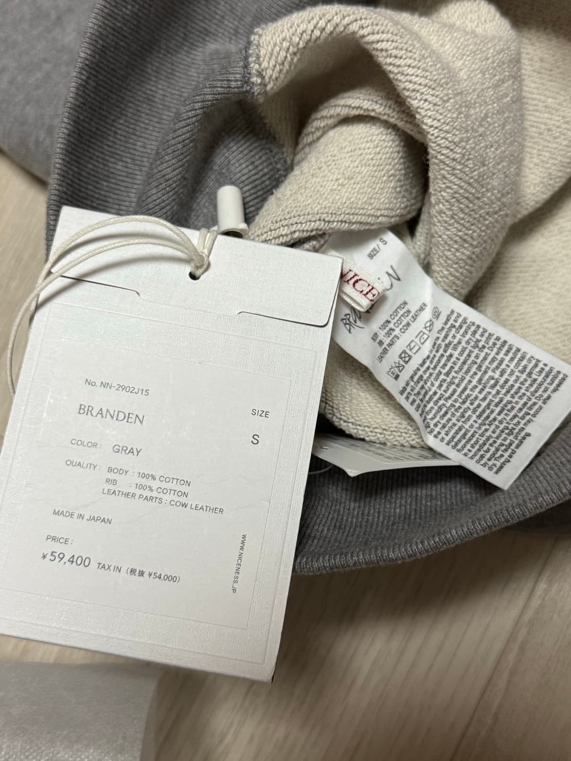 나이스네스 niceness 데빌 프린트 맨투맨 S  상품이미지2