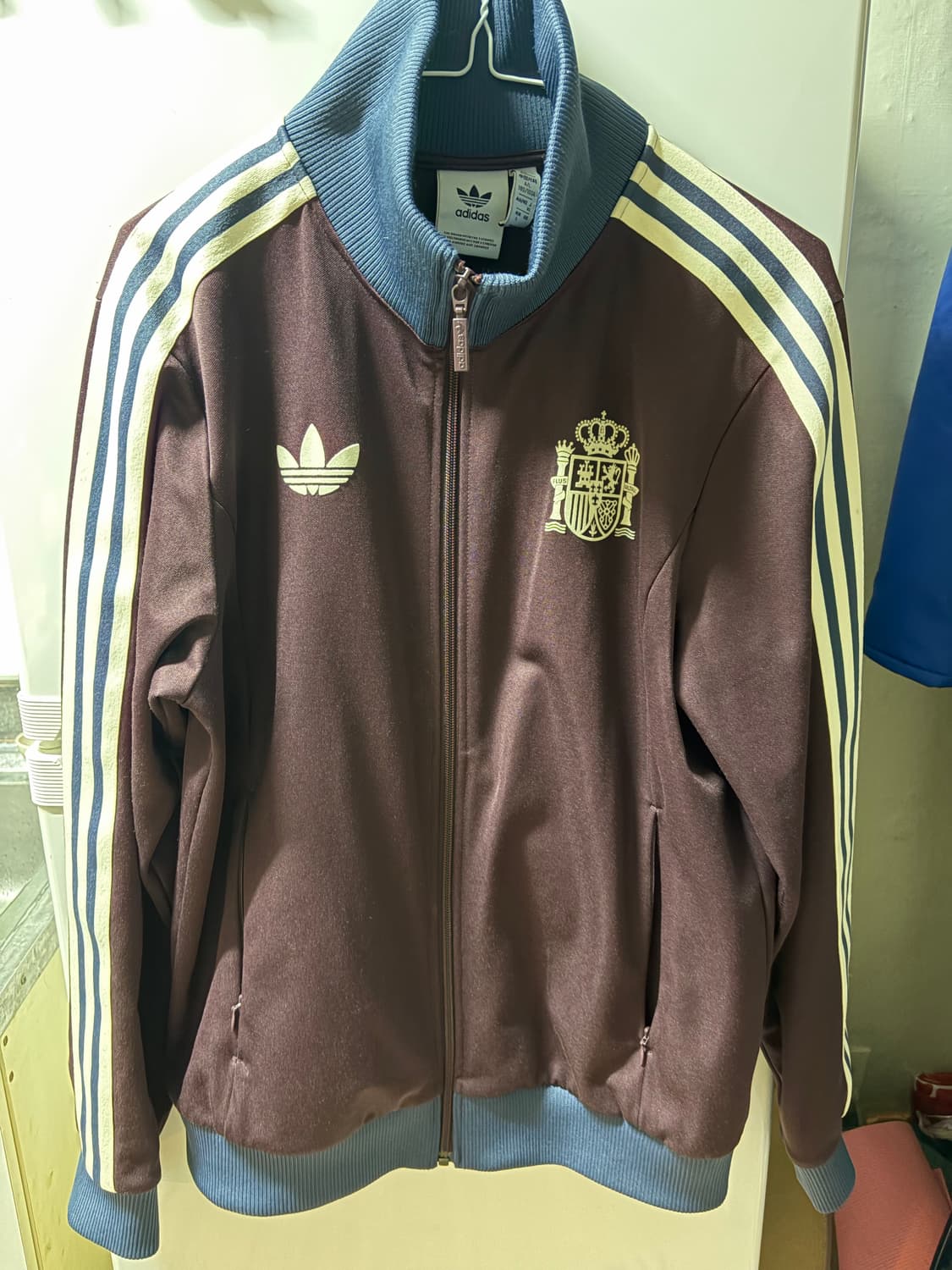 아디다스 스페인 베켄바우어 트랙탑 L 판매합니다 상품이미지1