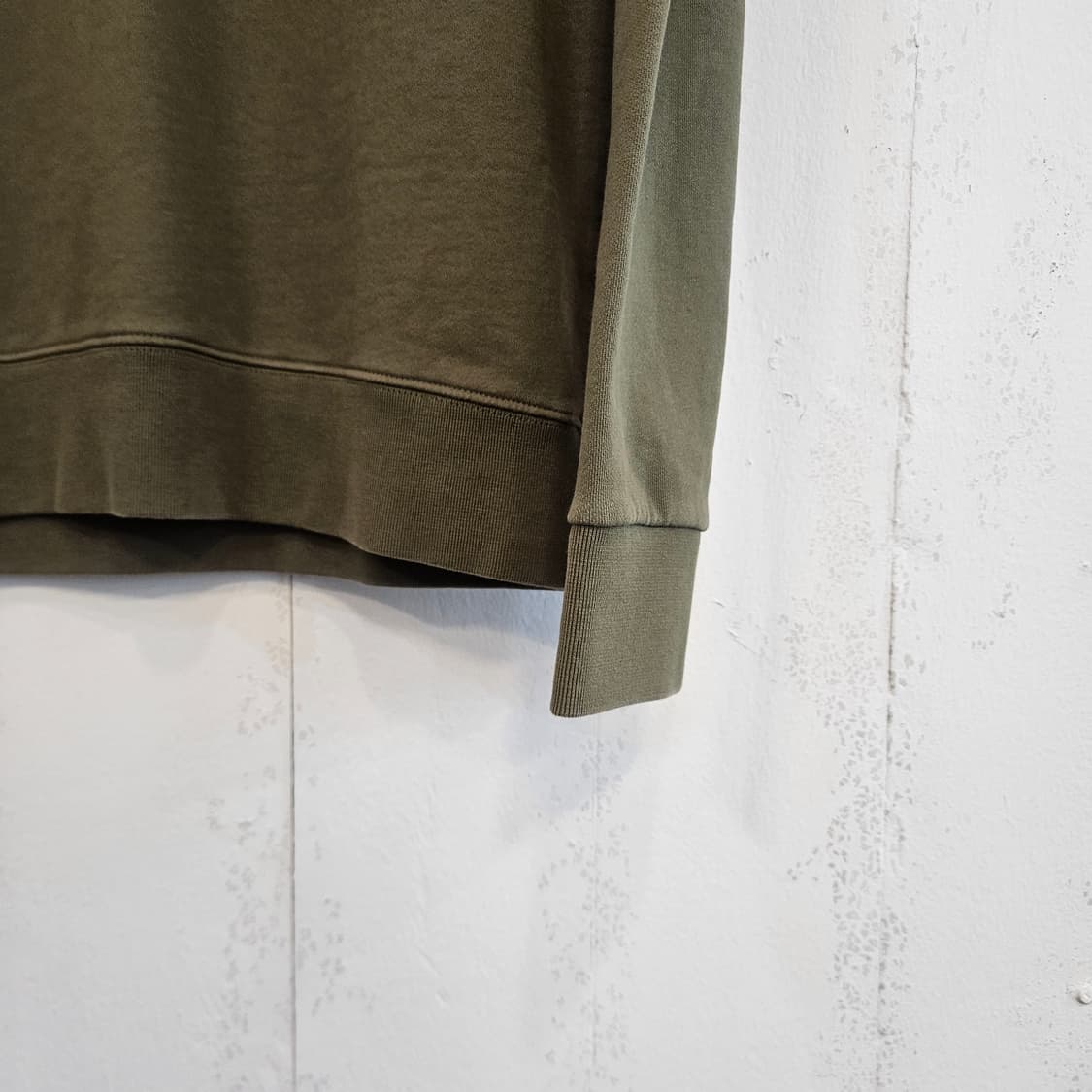 메종키츠네 폭스 패치 맨투맨 L 올리브 상품이미지4