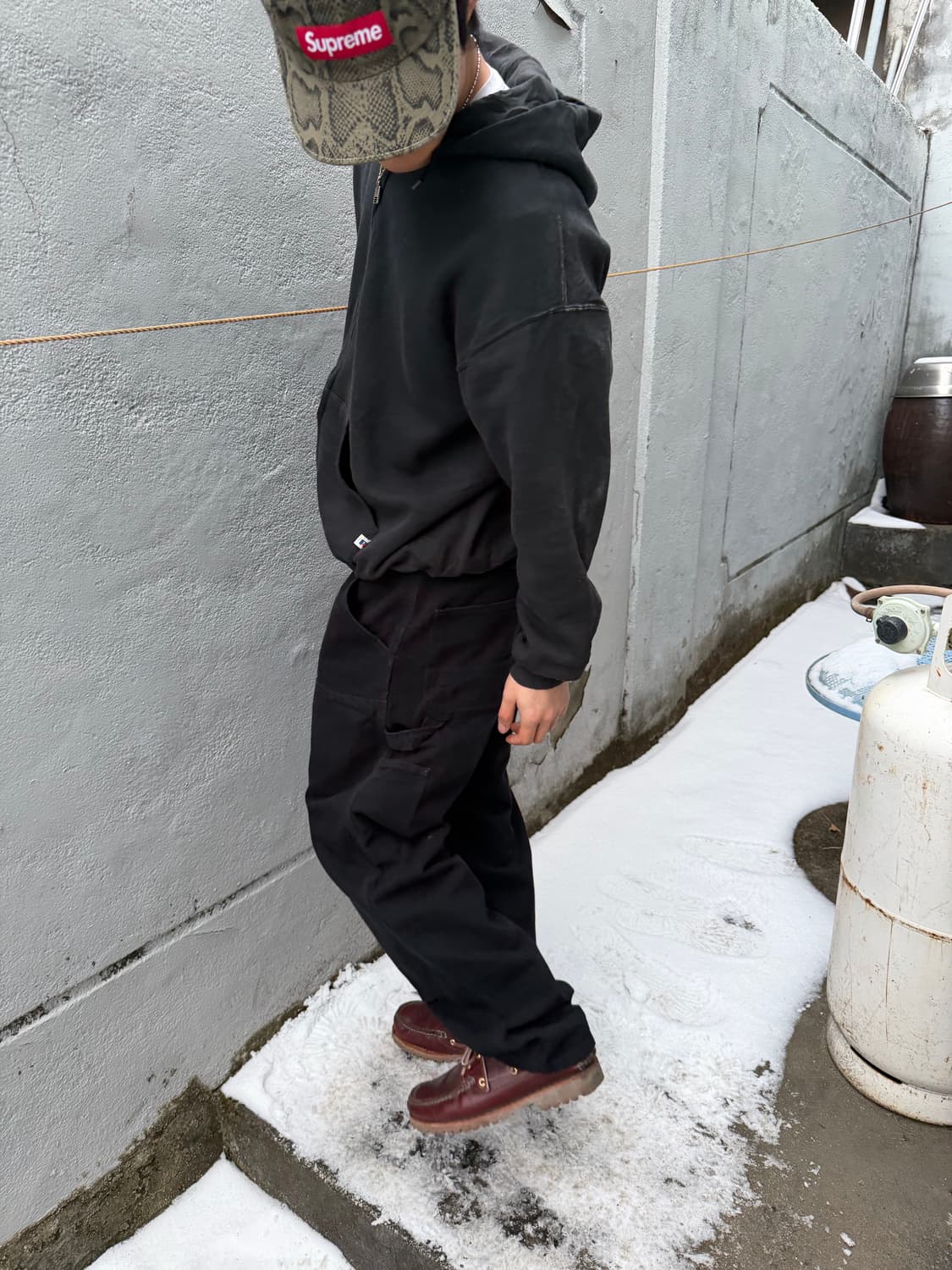 칼하트 더블니 워크팬츠 상품이미지4