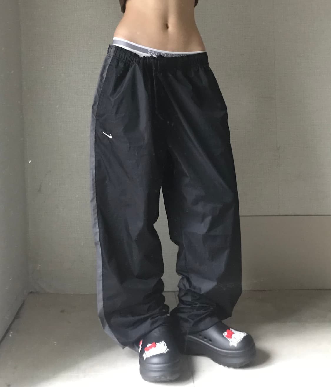 나이키 블랙 트랙 트레이닝팬츠 상품이미지2