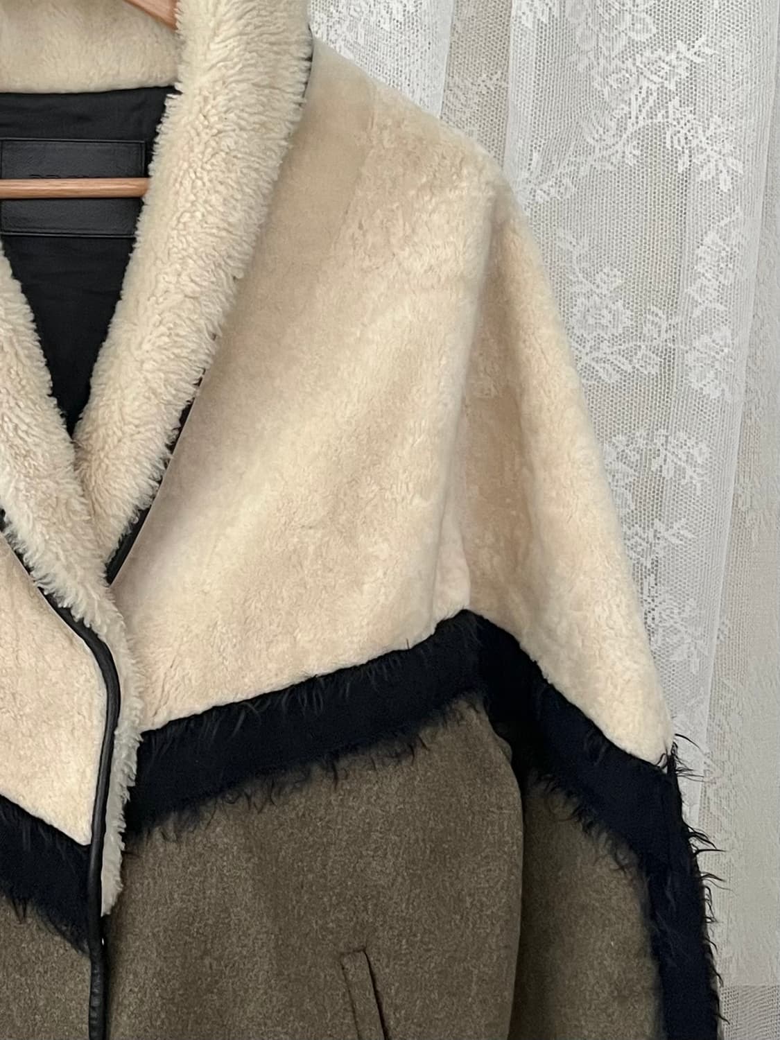 82-94-160) 한섬 수입 드로메 DROME 양털 자켓 상품이미지3