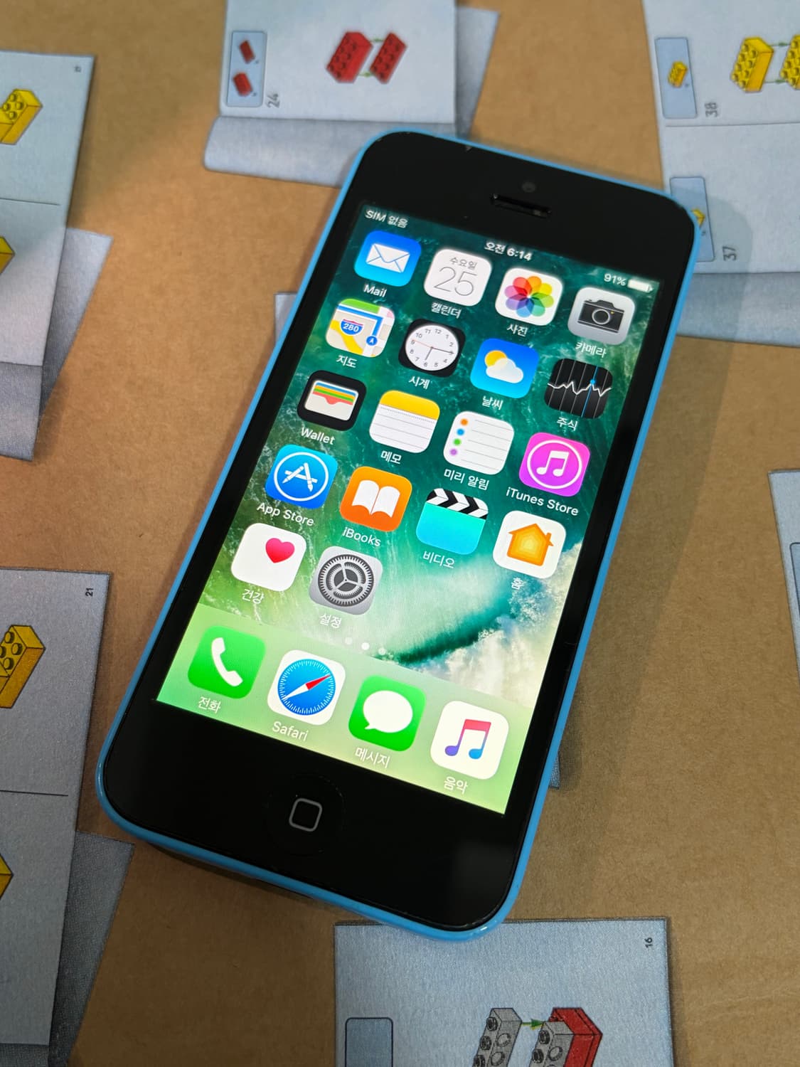 아이폰 5c 블루 16기가 #9003 + 보호필름&투명케이스 상품이미지1