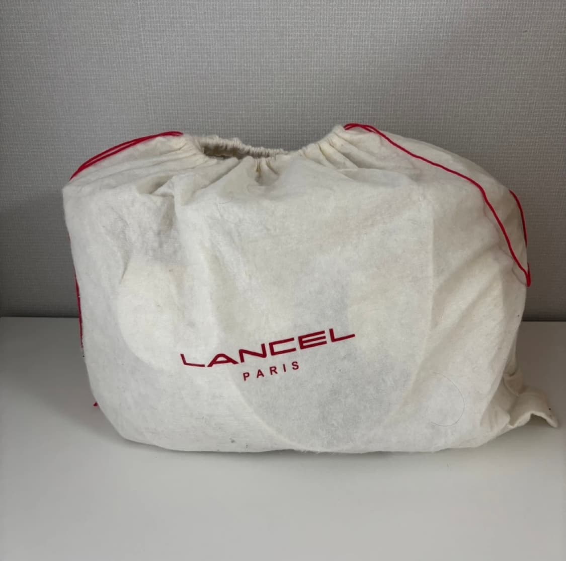 프랑스 란셀 베이지 캔버스 화이트 가죽 토트백 프렌치 상품이미지9