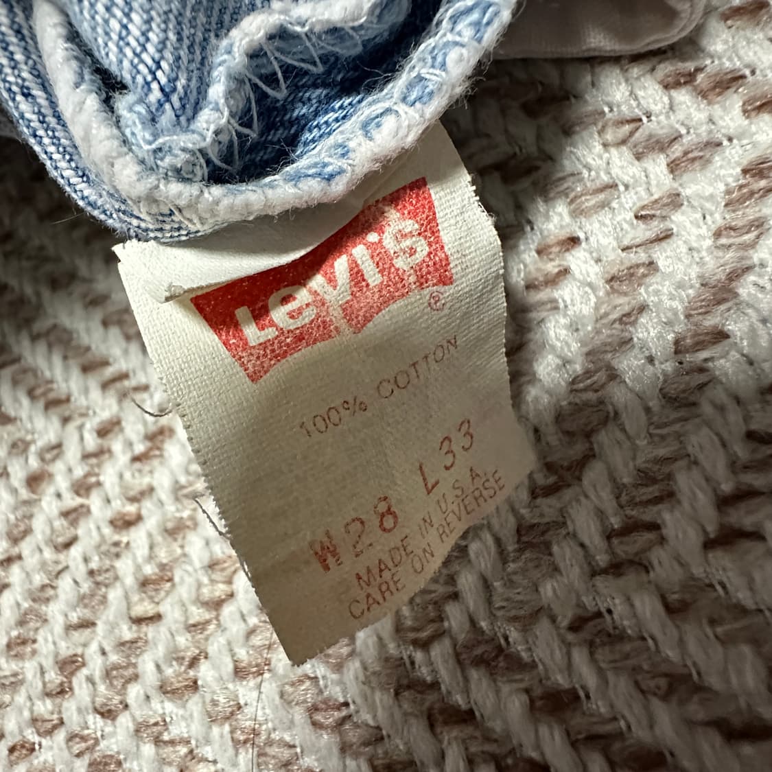 LEVI'S 501XX 90's usa made denim jeans 상품이미지5