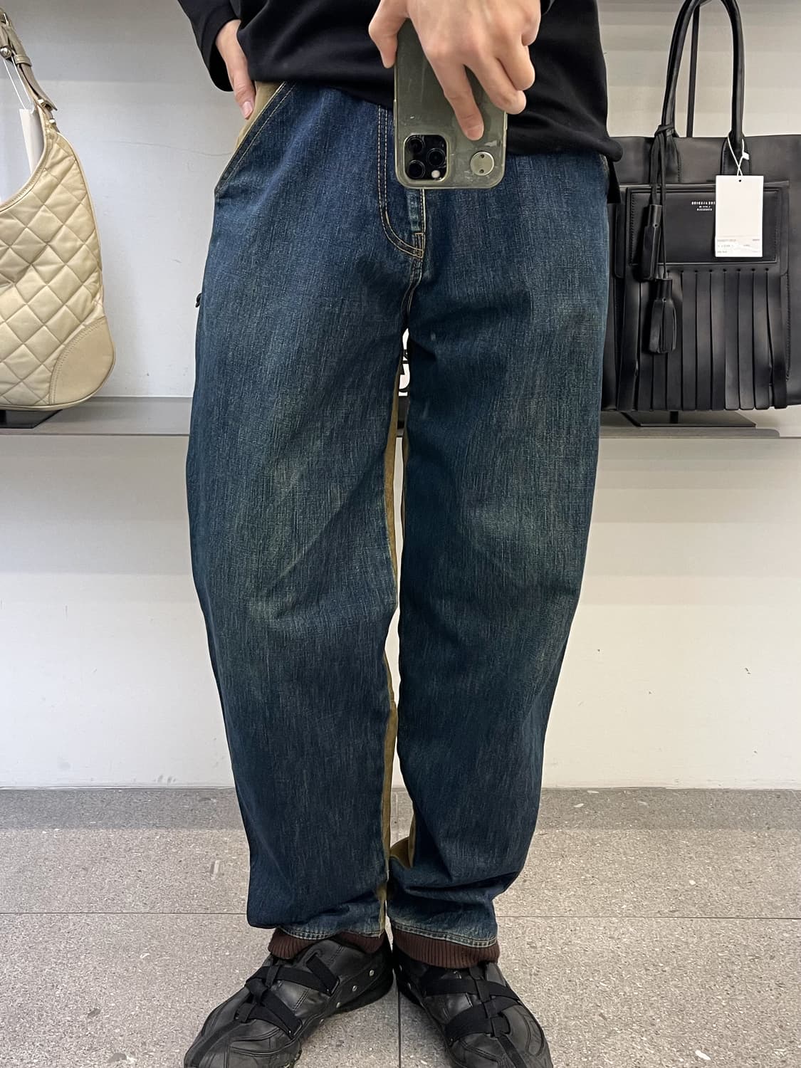 Monitor Graphic 하이브리드 데님 팬츠 상품이미지2