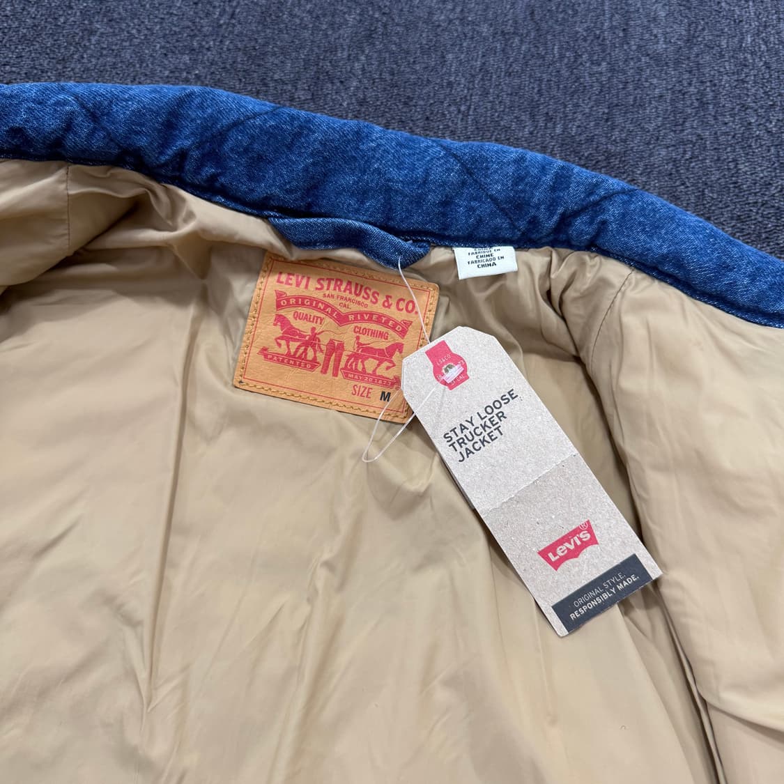 Levis 리바이스 스테이 루즈 트러커 데님 자켓 상품이미지9