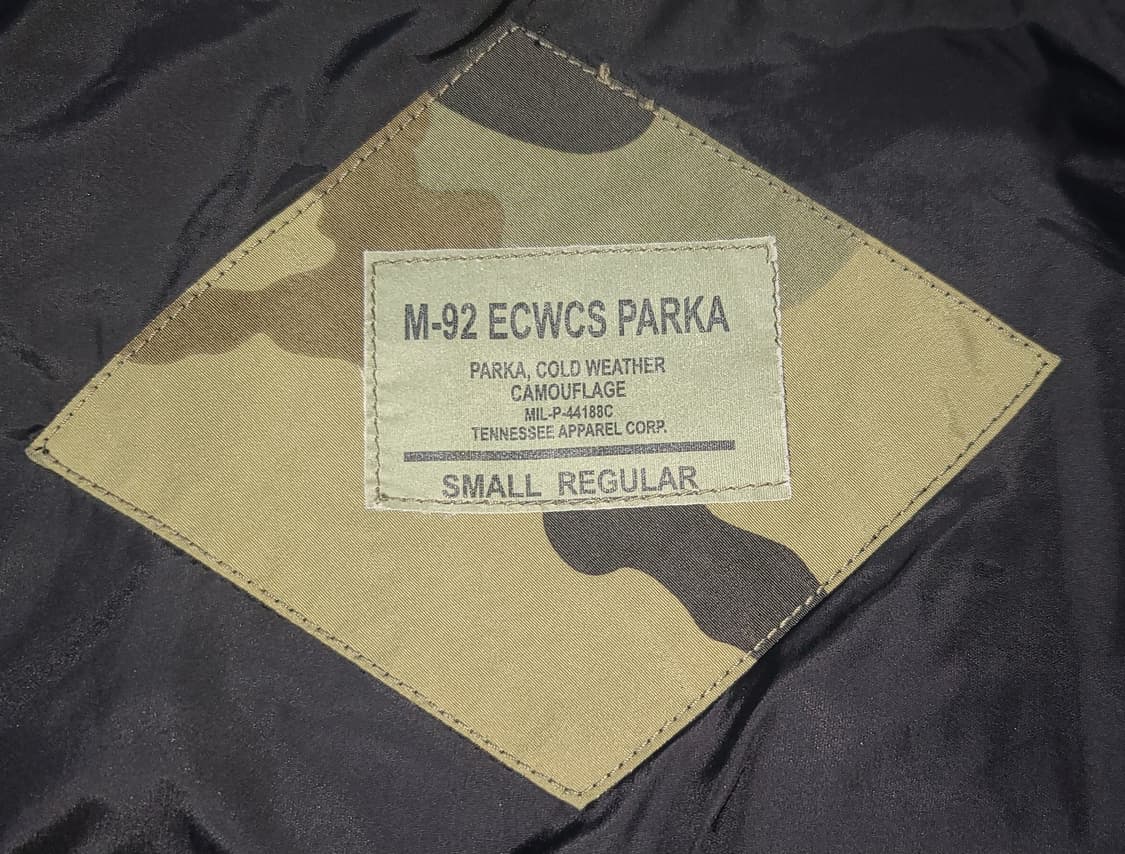 M-92 미군 필드 바람막이 M-92 ECWCS PARKA 상품이미지6
