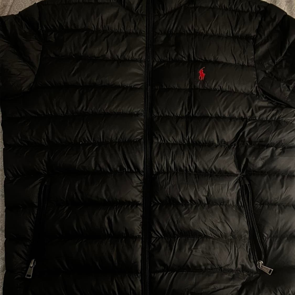 폴로 랄프 로렌 패커블 퀼팅 경량패딩 블랙 상품이미지1