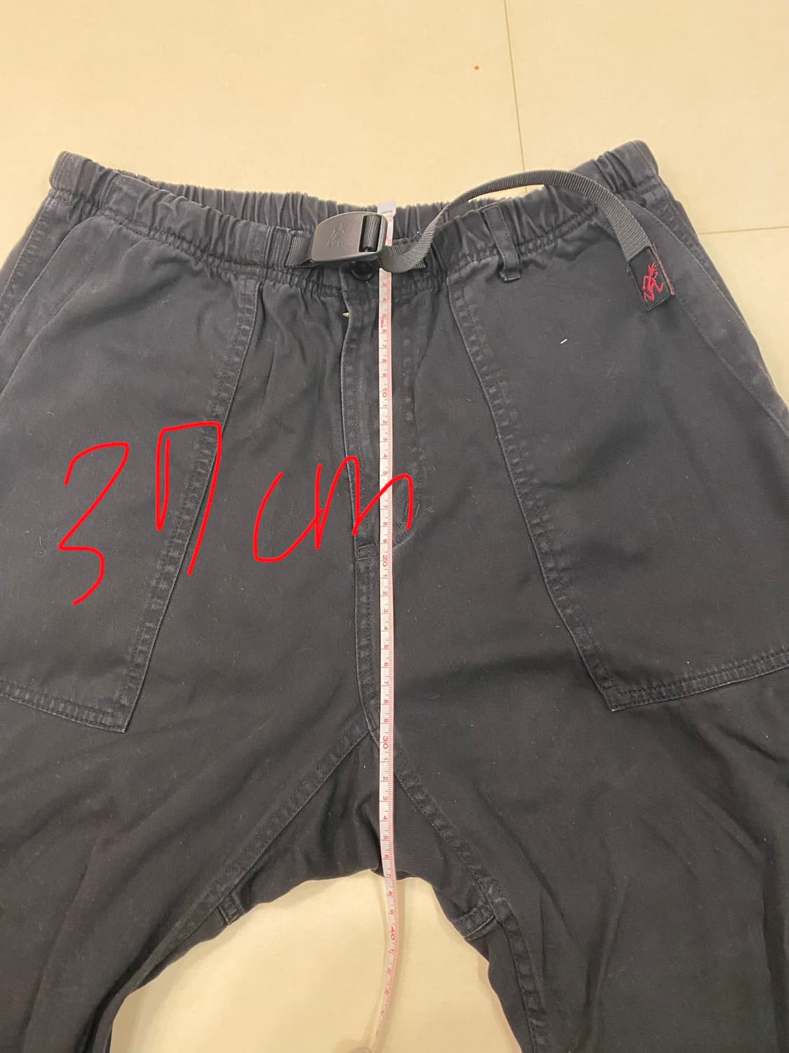 (아시아L) 그라미치 루즈 테이퍼드 팬츠 블랙 상품이미지6