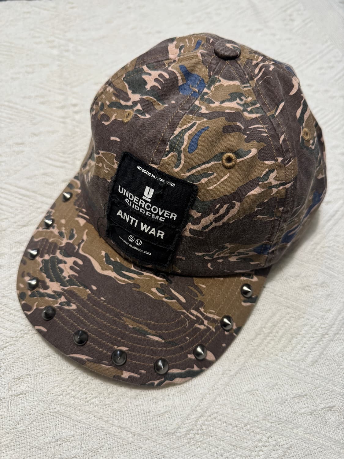 슈프림 x 언더커버 스터드 6-패널 브라운 카모 - 23SS  상품이미지1