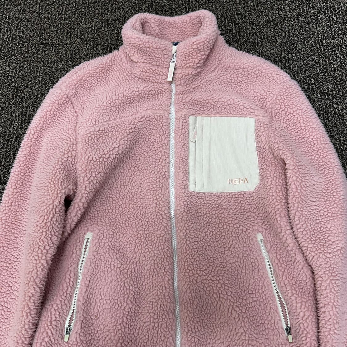 NEPA 네파 여성 뽀글이 털 후리스 자켓 핑크 95사이즈 상품이미지2