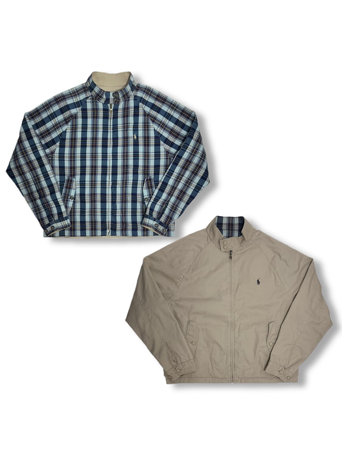 폴로 랄프로렌 리버서블 체크 바라쿠다 자켓 상품이미지1