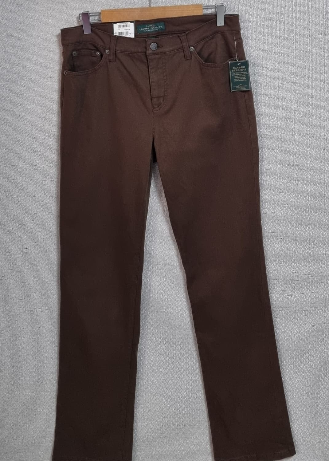새상품) 32 (여성) 랄프로렌 폴로 브라운 면바지 상품이미지1