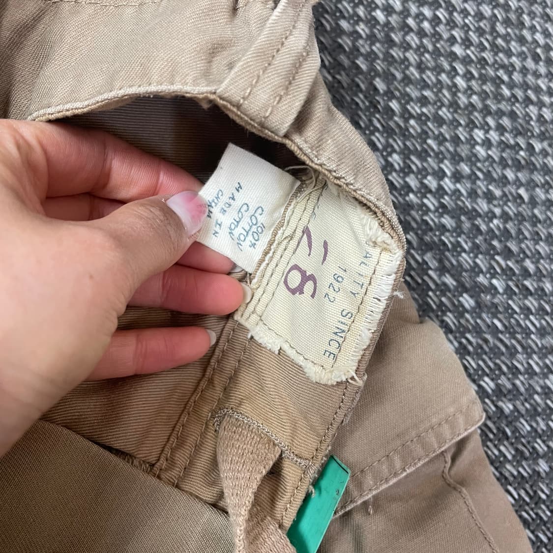 (28) HCO 빈티지 브라운 카고 팬츠 상품이미지5