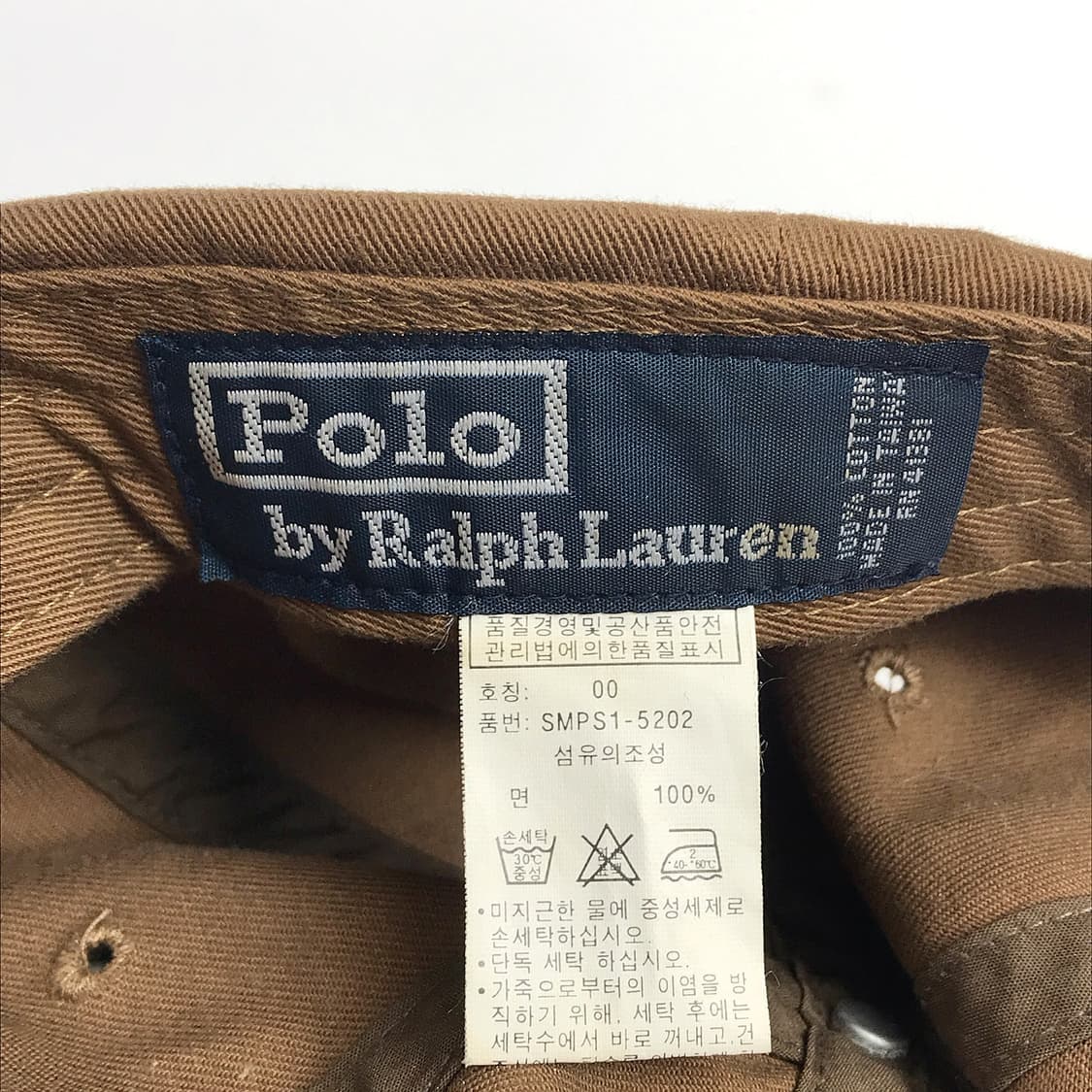 폴로 랄프로렌 클래식 브라운색 빈티지 구제 모자 캡 상품이미지10