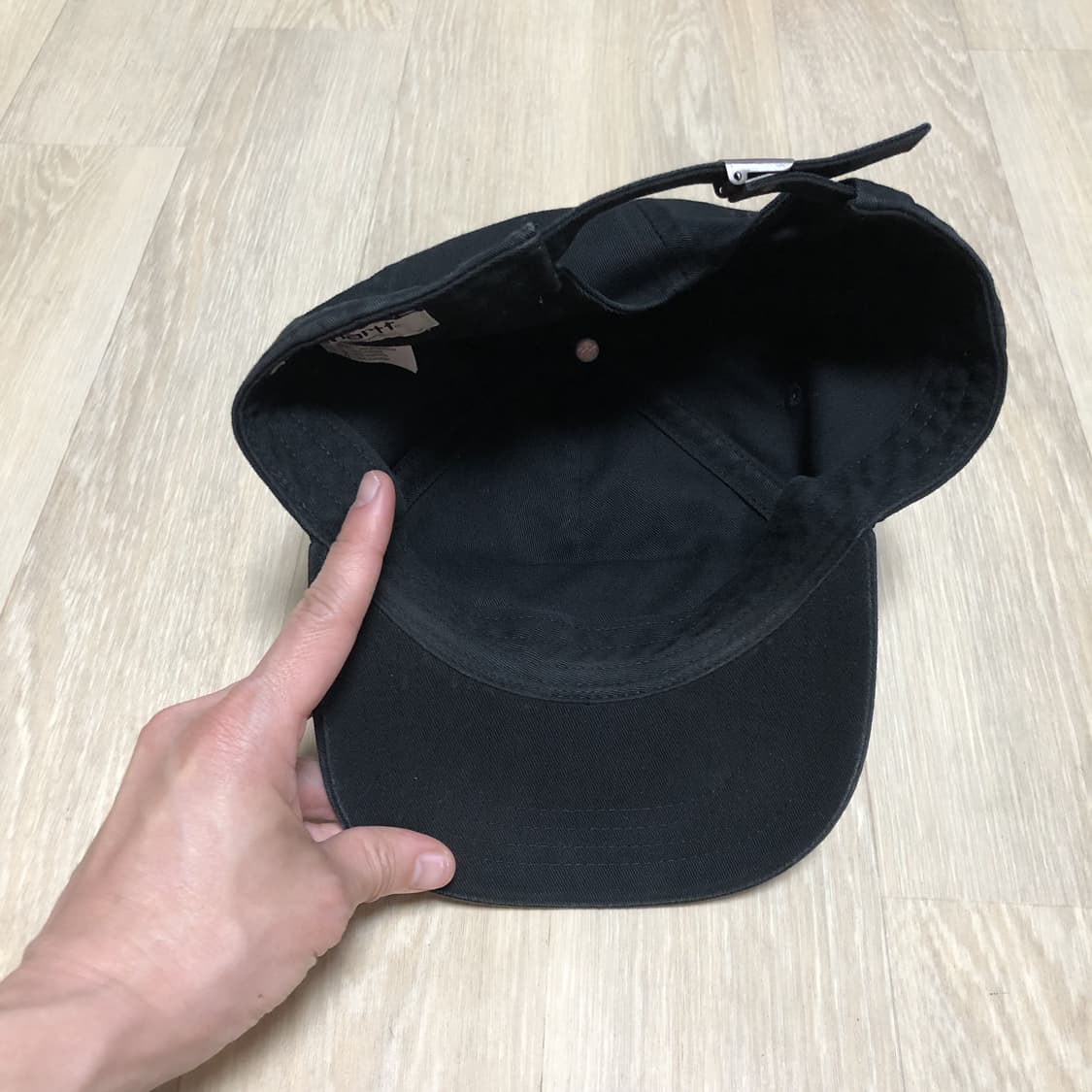(OS) 칼하트 Carhartt WIP 스펠 로고 6패널 볼캡 블랙 상품이미지9