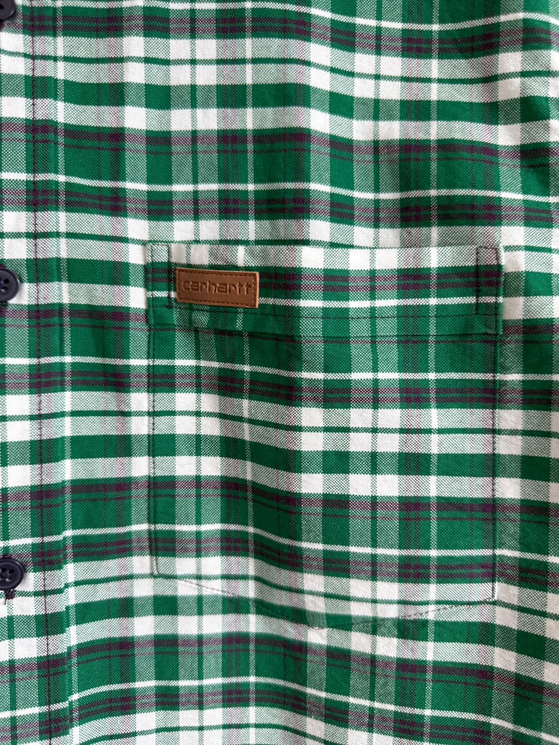 칼하트(Carhartt) 체크 반팔셔츠 상품이미지6