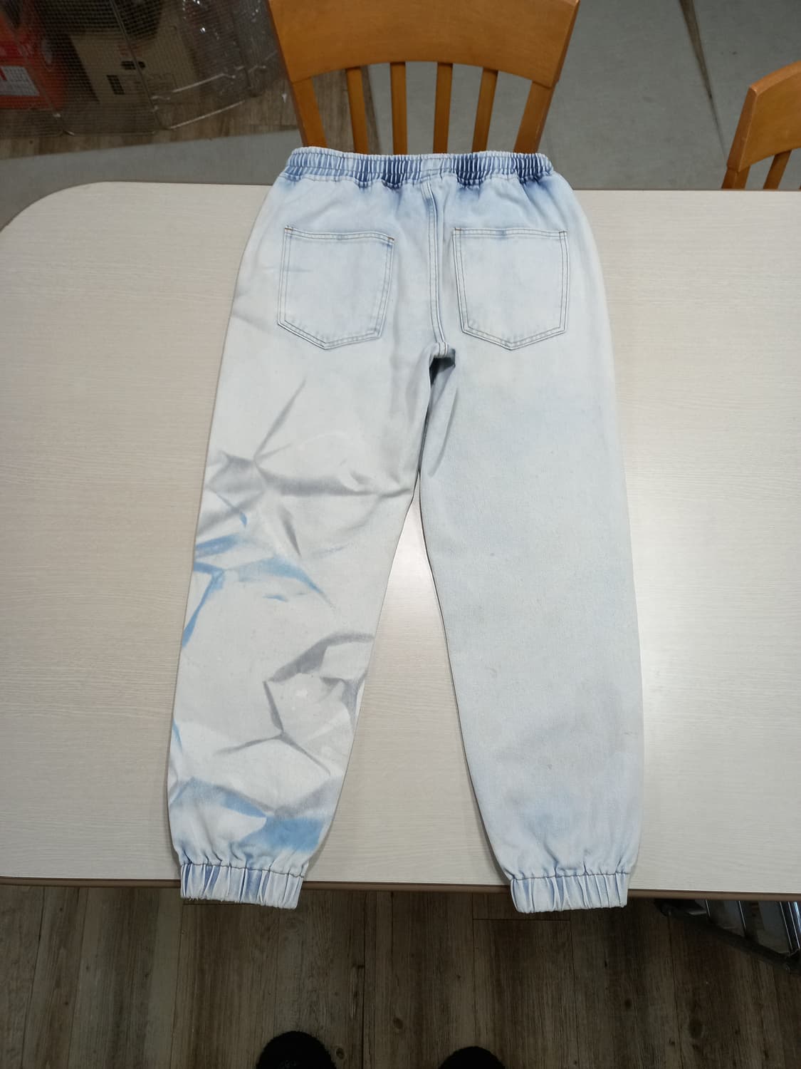 30 SHEIN 밴딩 조거 데님 연청 커스텀 30-182 상품이미지2