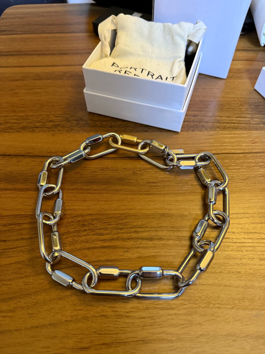 포트레이트 리포트 Chain Necklace 새상품 상품이미지3