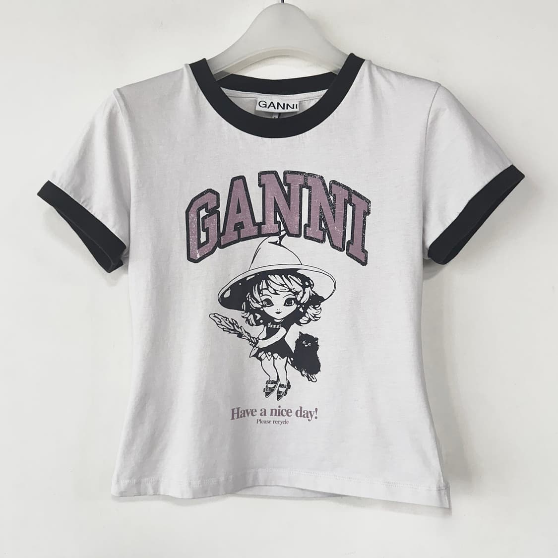 GANNI 가니 25 마녀 링거 반팔 티셔츠 상품이미지2