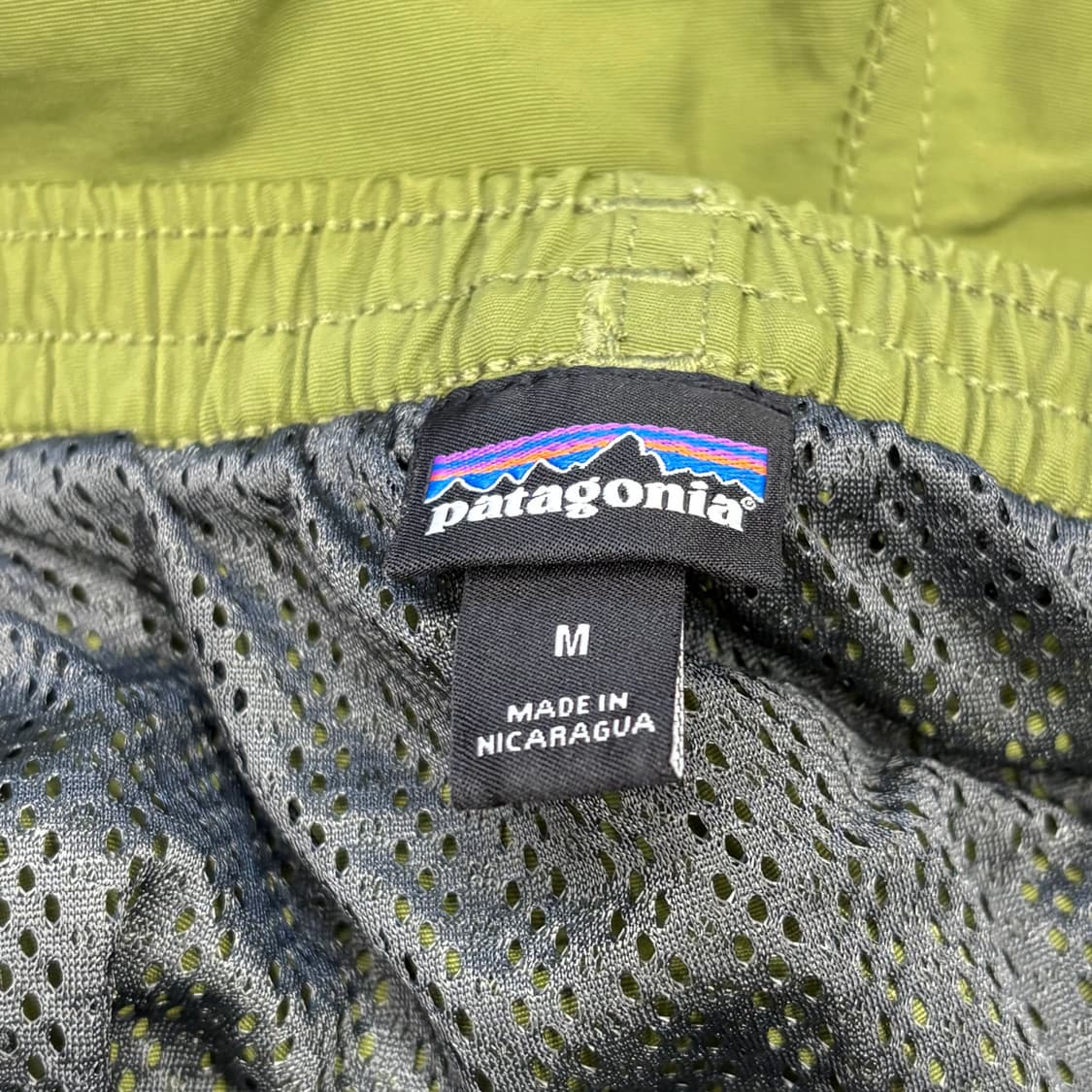 M 파타고니아 그린 배기스 쇼츠  상품이미지4