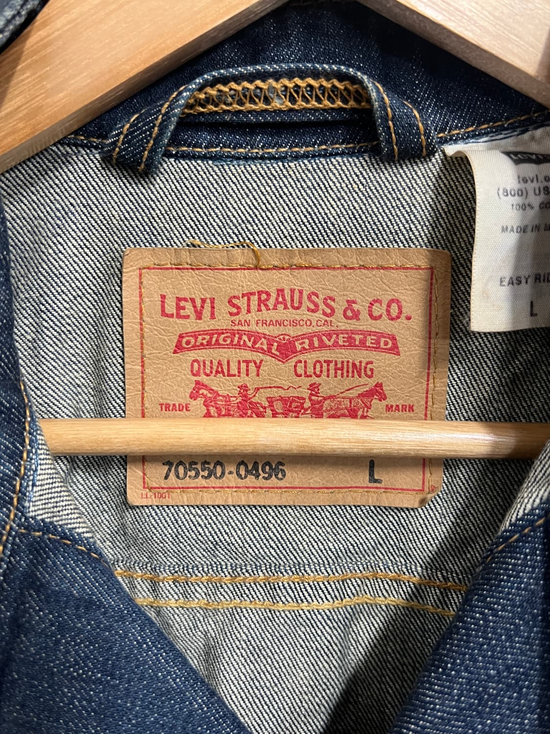 Levis 리바이스 이지 라이더 트러커 데님 자켓 상품이미지3