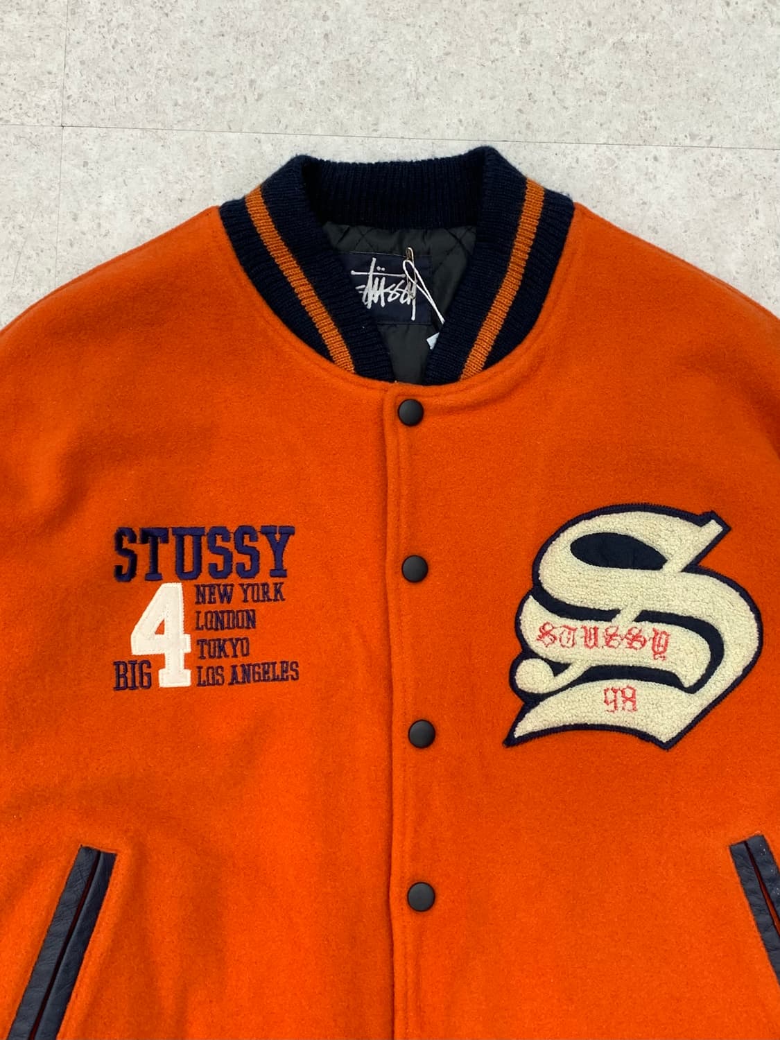 Stussy 90s스투시 바시티 상품이미지4