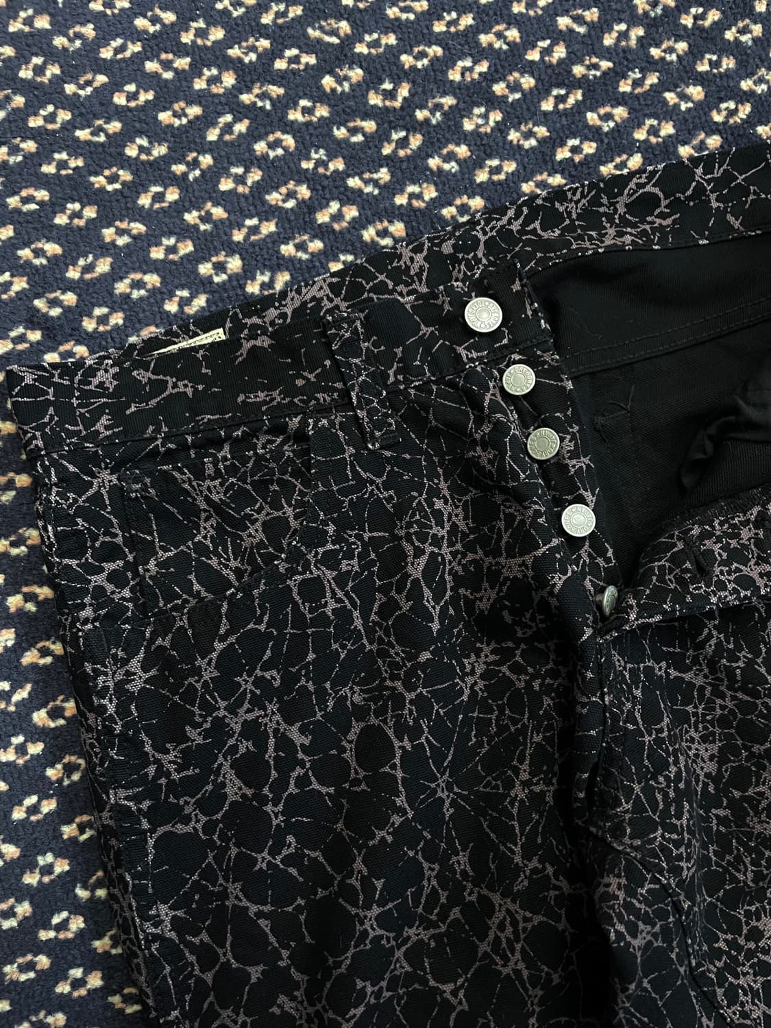 드라이본즈 크랙마블 데님팬츠 상품이미지4