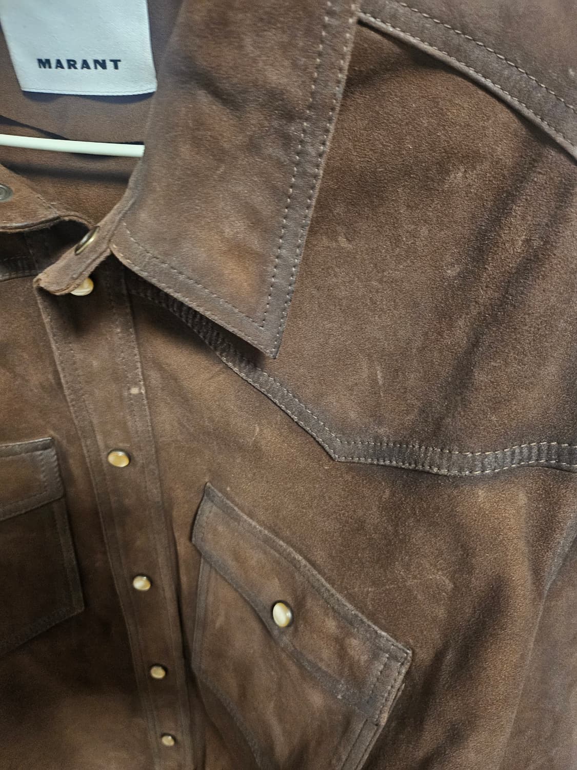 이자벨마랑 아드리안 스웨이드셔츠 상품이미지6