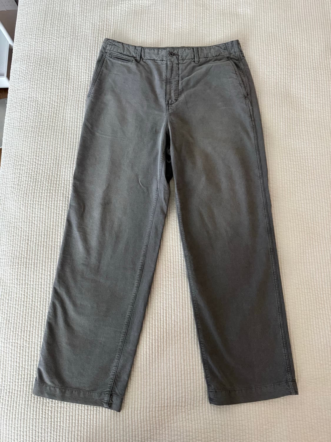 포터리(Pottery)스테디셀러 라이트 몰스킨 루즈드 테이퍼드 팬츠 상품이미지8