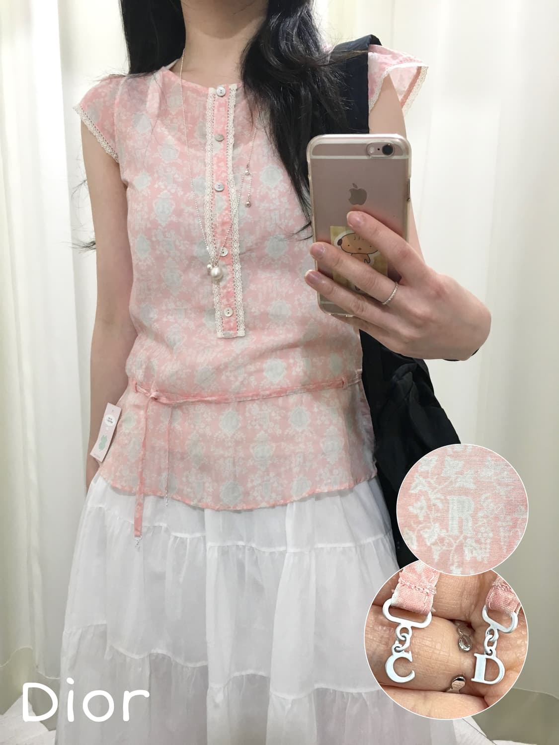 Dior Charm Point Silk Blouse 상품이미지1