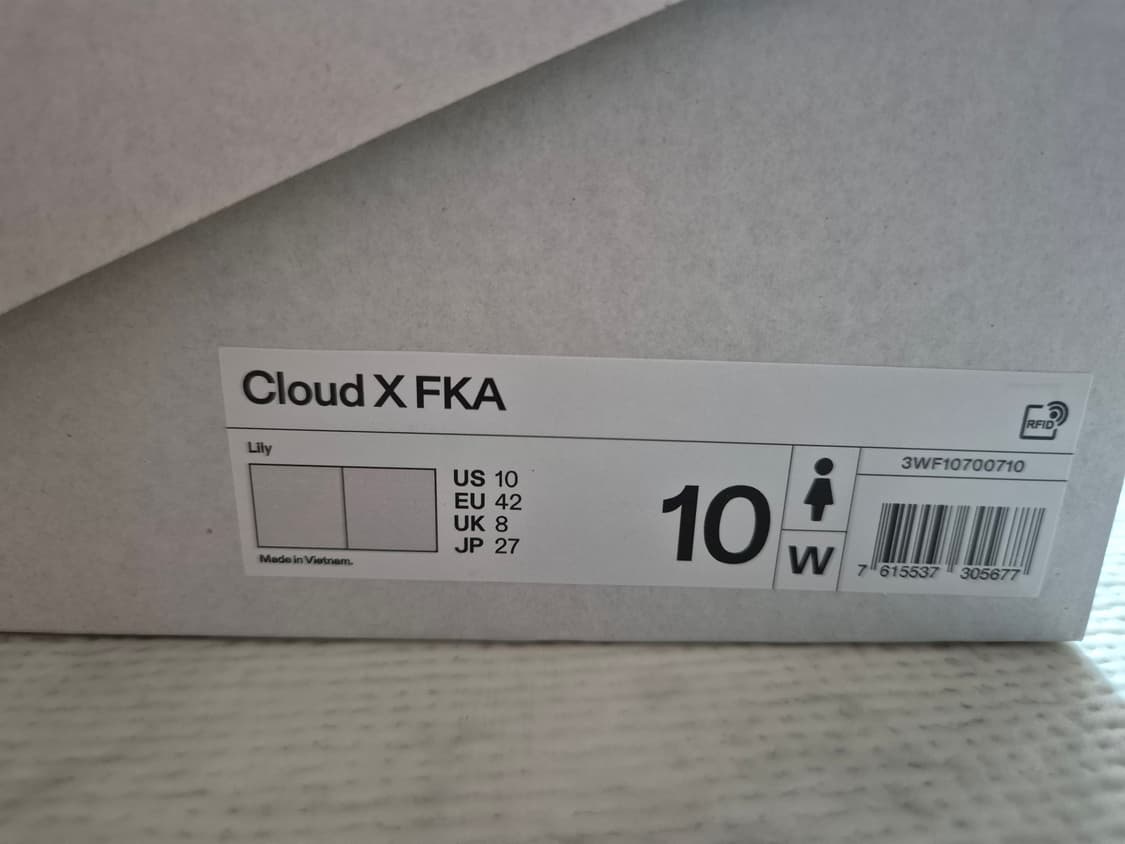 On 클라우드 X FKA Lily 275mm 새 상품입니다! 상품이미지7