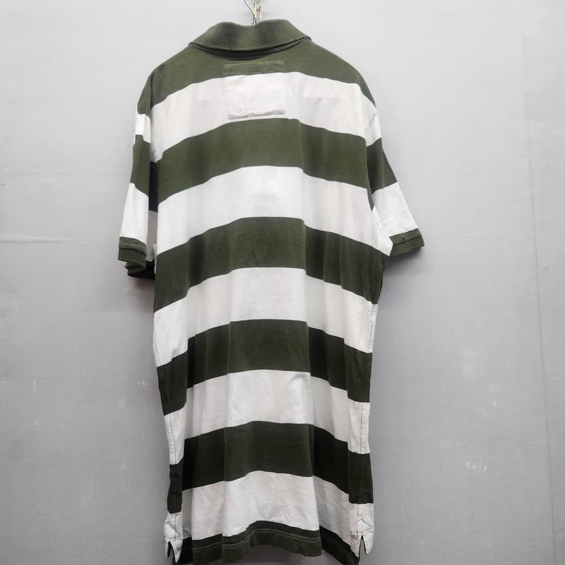 아베크롬비 로고 스트라이프 반팔카라 XXL(XL) 상품이미지4