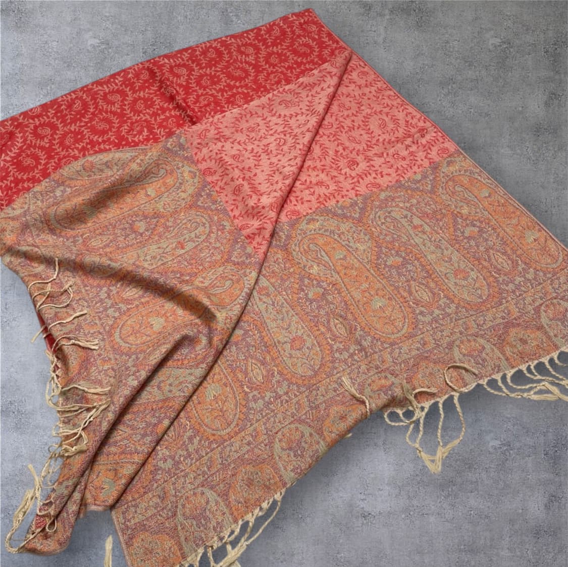 파시미나 Pashmina 페이즐리 패턴 숄 머플러 상품이미지6