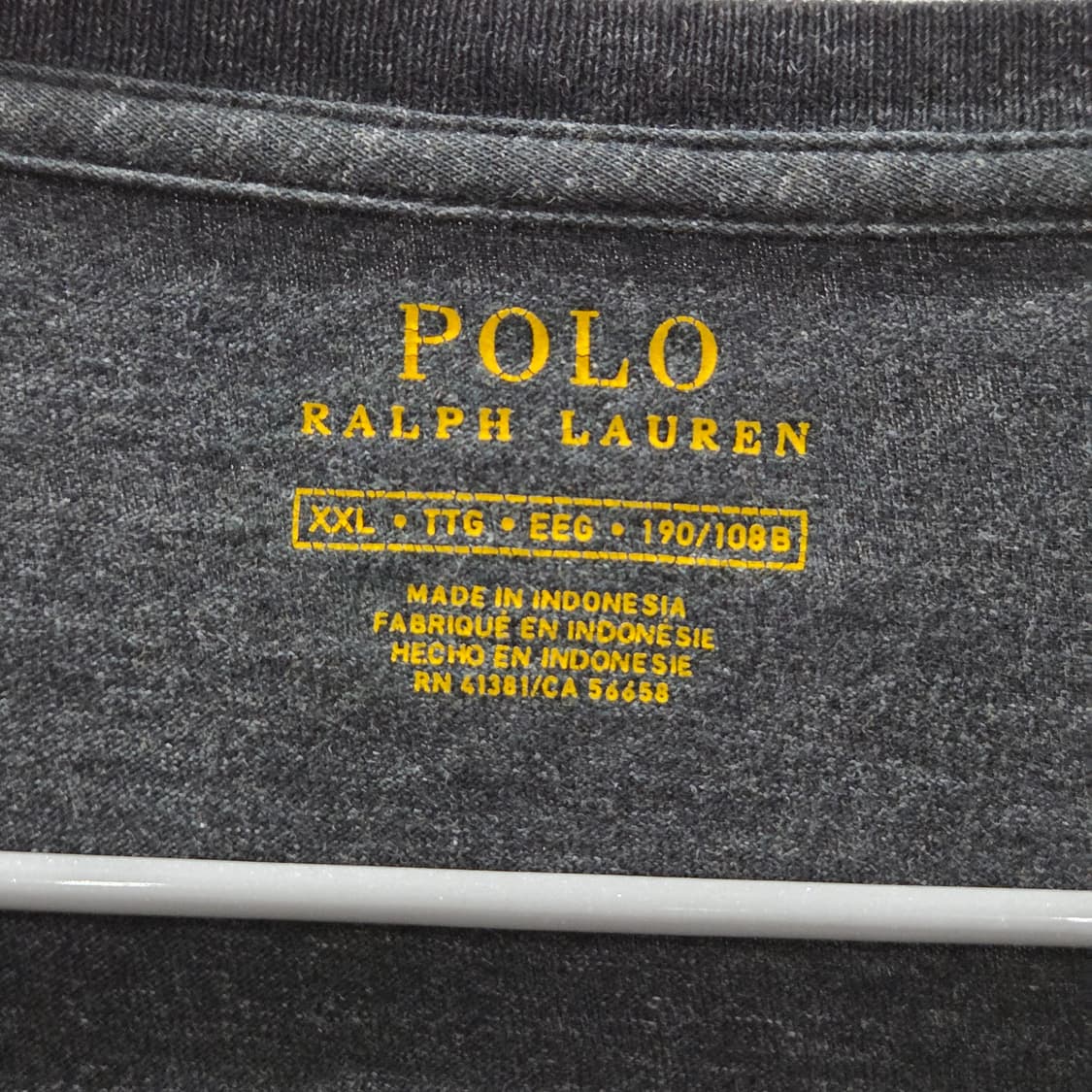 폴로랄프로렌 코튼 롱슬리브 다크그레이 XXL 상품이미지3