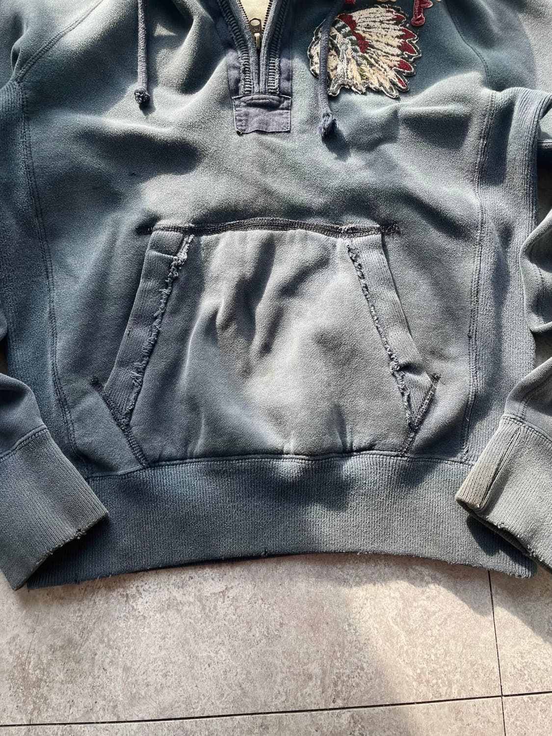 아베크롬비 피그먼트 인디안 반집업 상품이미지5