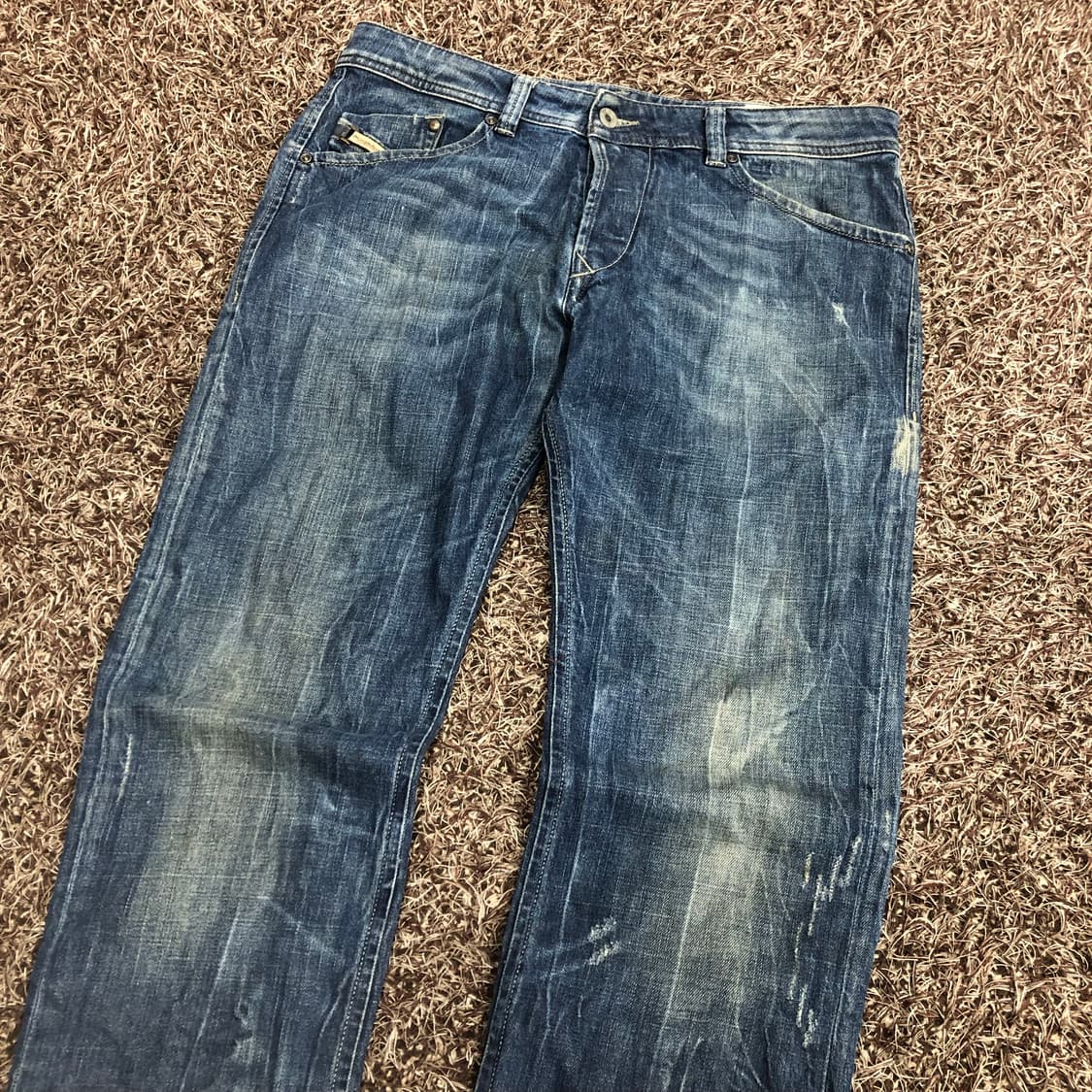 디젤 Darron 워싱 디스 데님 팬츠 상품이미지2