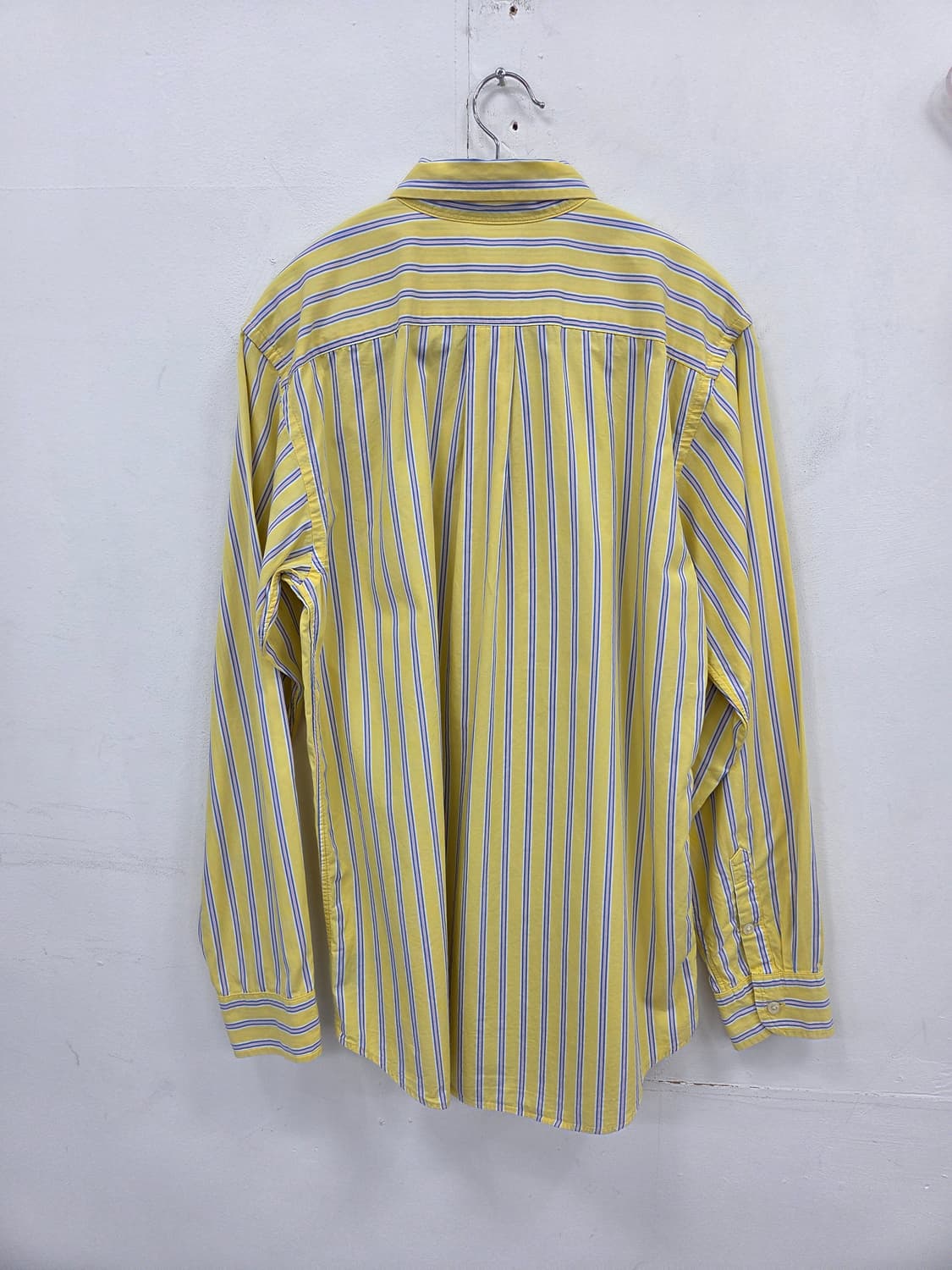 XL 폴로 랄프로렌 옐로우 스트라이프 셔츠 상품이미지6