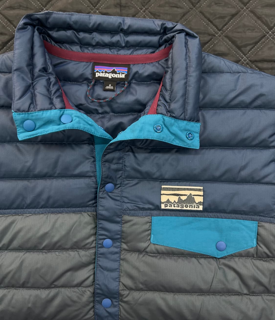 Patagonia Men's Down Snap-T Pullover (S) 상품이미지8