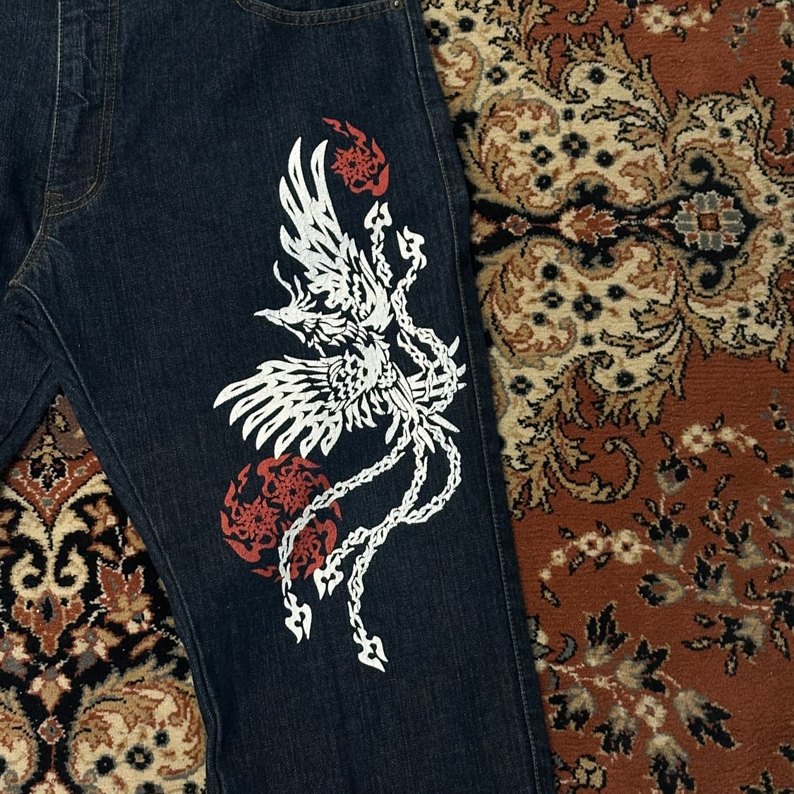 AMORE PURO 재팬 오리엔탈 데님 팬츠 (38) 상품이미지3